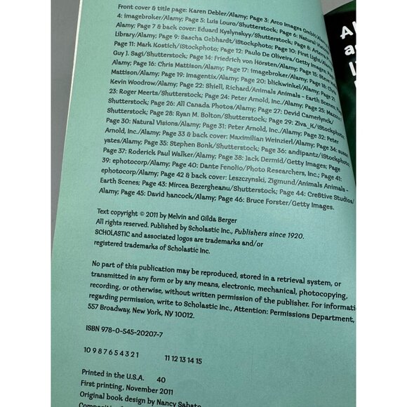 Amphibians scholastic true or false by Melvin and Gilda Berger 2011 English READ - Picture 4 of 4